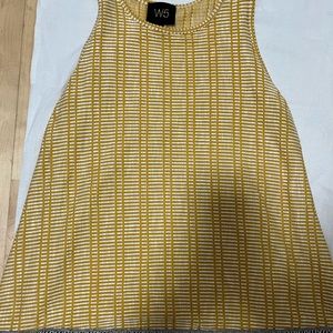 Yellow sleeveless top